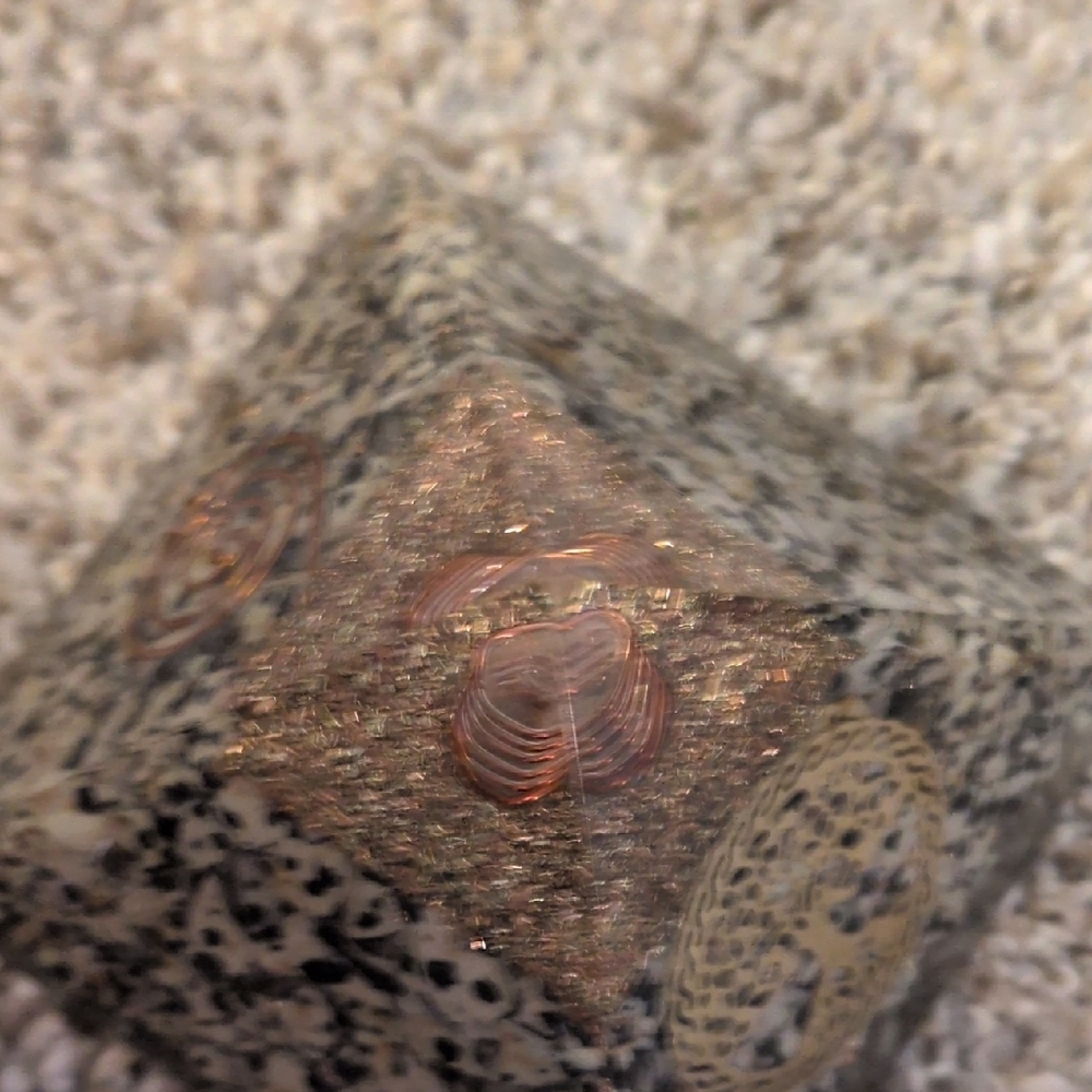 Source Unknown Black and Gold Speckled Pyramid - Picture 6 of 8